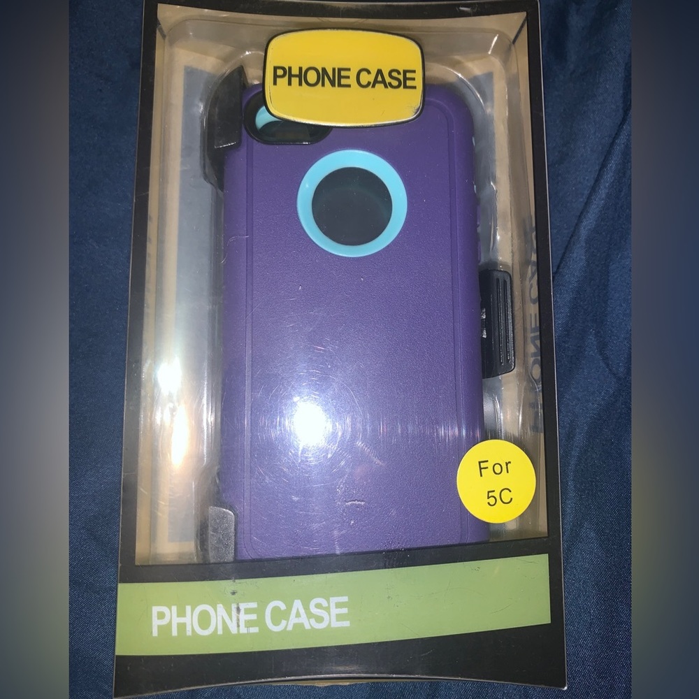 IPhone 5c Phone Case Defender with belt clip